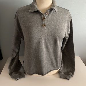 5/$25 Wild Fable Cropped Sweatshirt with Collar Size S/M/L/XL